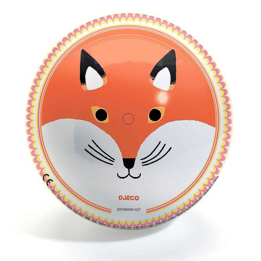 Juguetes Djeco Juegos Para Interior Y Exterior | Pelota Oso Y Zorro 22 Cm.