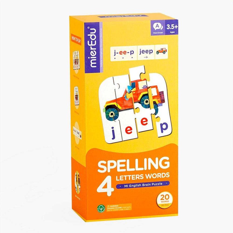 Juguetes Mieredu | Spelling 4 Letters Words: Juego Para Deletrear En Ingl S