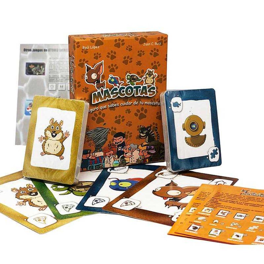 Juguetes Atomo Games Juegos De Cartas | Juego De Cartas Mascotas