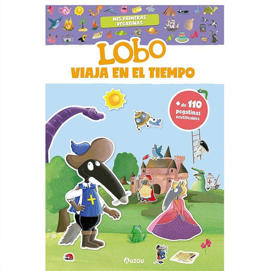 Libros Dideco Pegatinas | Lobo Viaja En El Tiempo