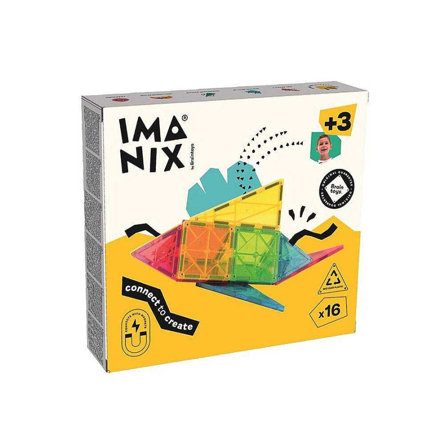 Juguetes Imanix by Braintoys | Construcci N Magn Tica 16 Piezas Imanix Starter