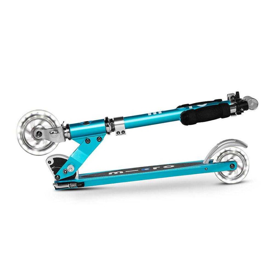 Juguetes Micro Patinetes Y Bicicletas | Patinete Infantil Micro Sprite Led Azul Oc Ano