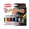 Papeler A Instant Pinturas Y Accesorios | T Mpera S Lida 6 Colores Metalizados Playcolor Instant