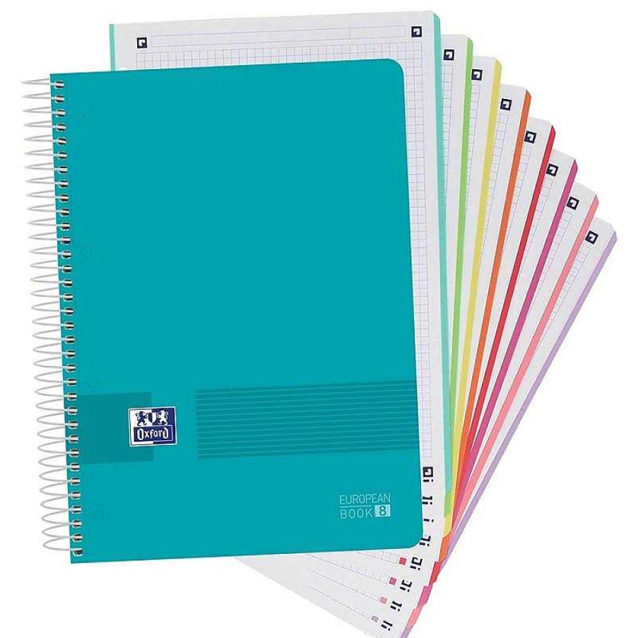 Papeler A Oxford Cuadernos Escolares | Bloc A4 Cuadro 5Mm. 160 Hojas Tapa Pl Stico