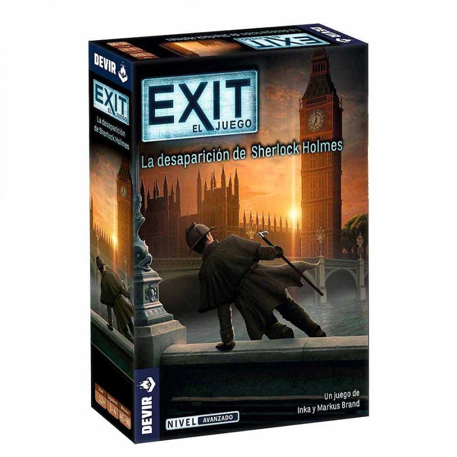 Juguetes Devir Juegos Cooperativos | Juego De Mesa Exit, La Desaparici N De Sherlock Holmes