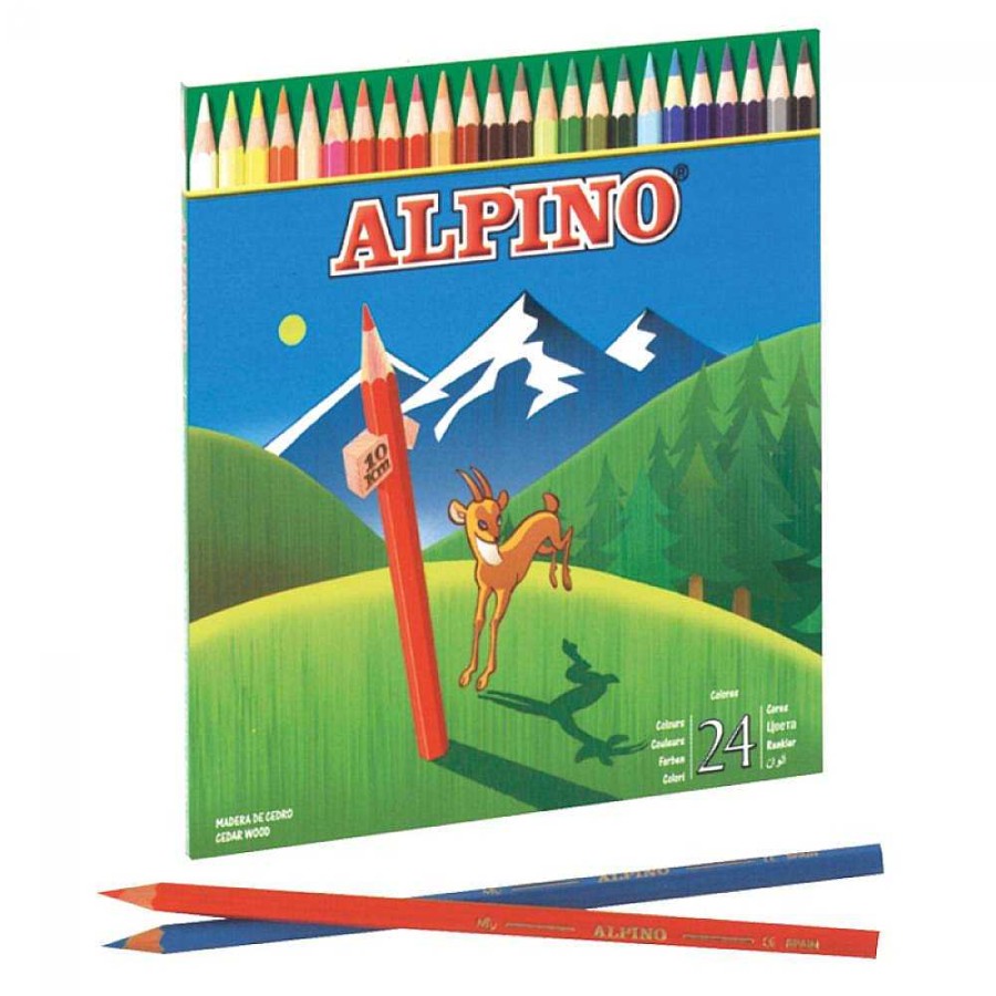 Papeler A Alpino | L Piz Alpino 24 Colores, Pack De 12 Estuches