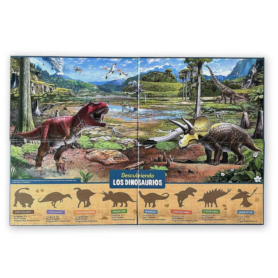 Libros Dideco Dinosaurios | Descubriendo Los Dinosaurios: Tablero Magn Tico