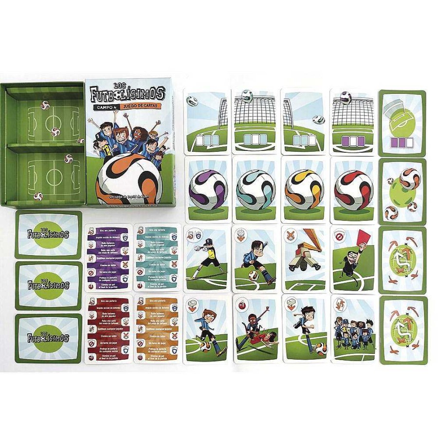 Juguetes Atomo Games Juegos De Cartas | Juego De Cartas Los Futbol Simos