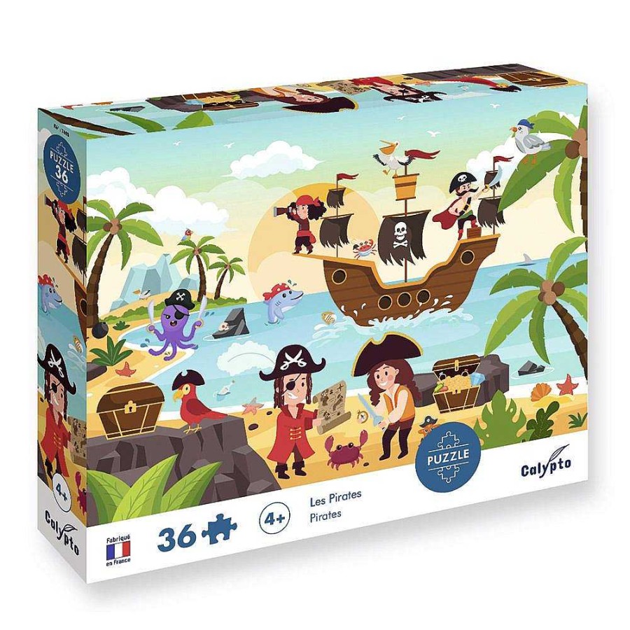 Juguetes Calypto | Puzzle De 36 Piezas Piratas Calypto