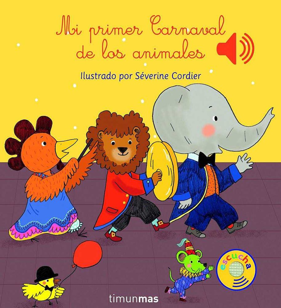 Libros Dideco Texturas Y Sonidos | Mi Primer Carnaval De Los Animales