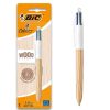 Papeler A Bic | Bol Grafo Bic 4 Colores Cuerpo Textura Madera Bl Ster 1 Unidad