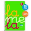 Papeler A Lamela Cuadernos Lamela | Bloc Cuadrov A Lamela Cuarto 3Mm. 80 Hojas Fl Or Verde