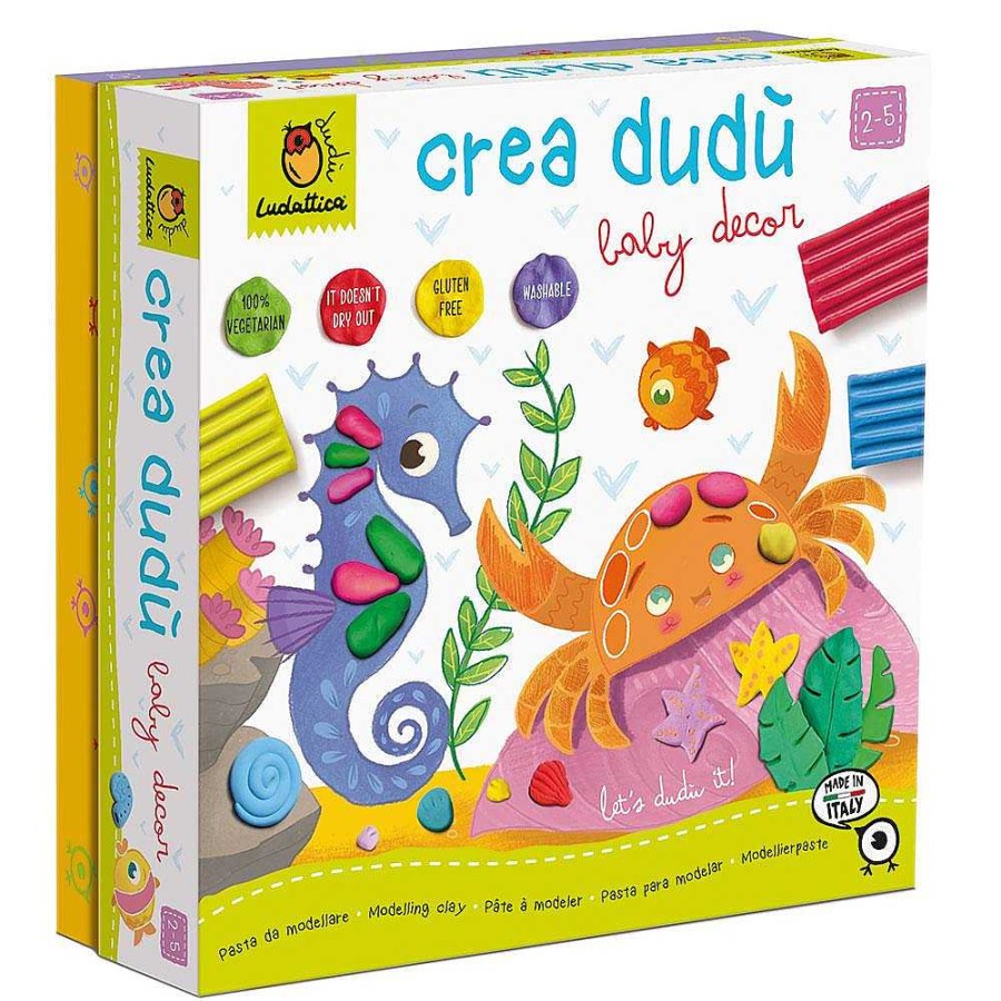 Juguetes Ludattica Crea E Imagina | Crea Dud Baby Decor Set Decora Con Plastilina 100% Vegana