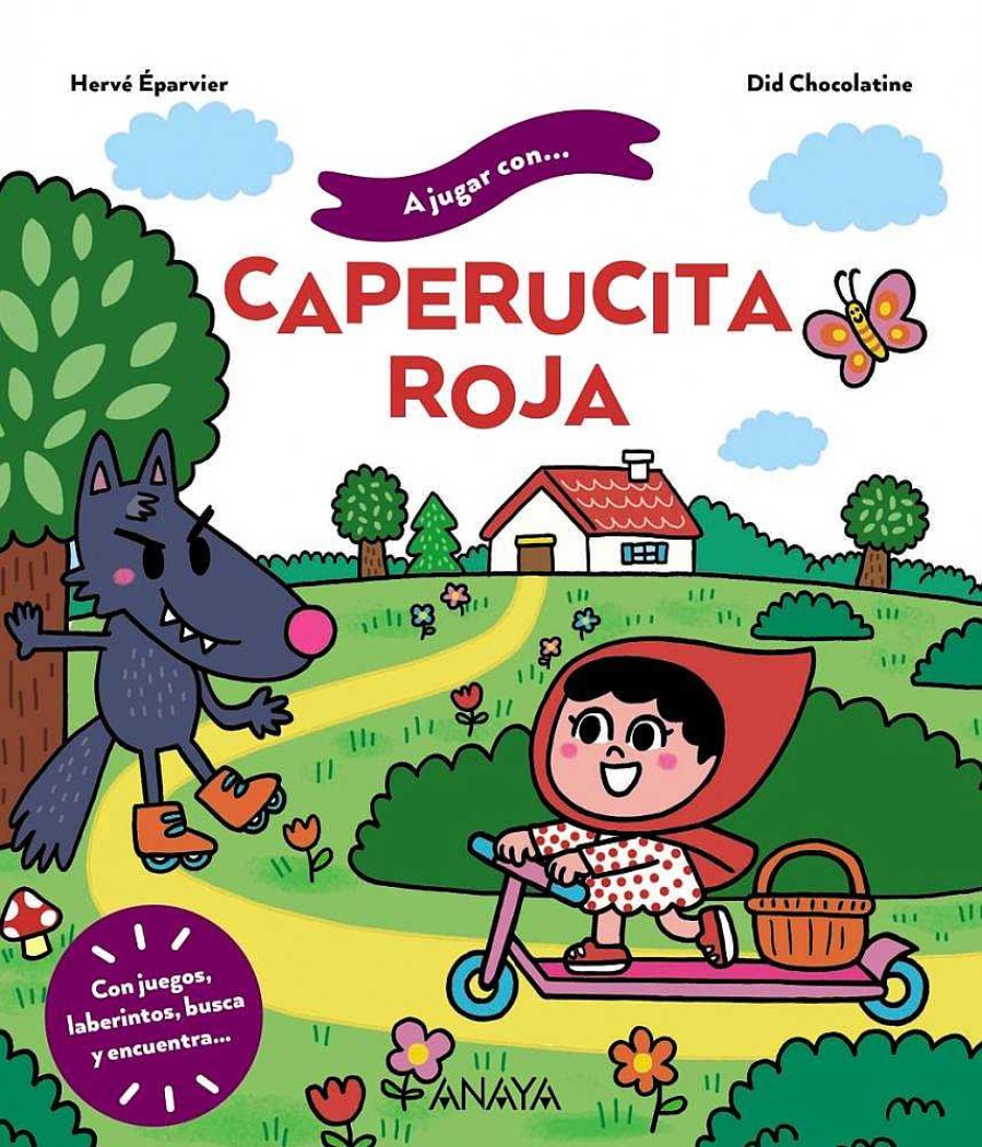 Libros Dideco Preguntas Y Pasatiempos | A Jugar Con Caperucita Roja