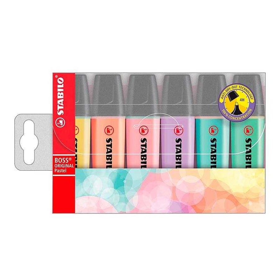 Papeler A Stabilo | Stabilo Boss Pastel 6 Colores