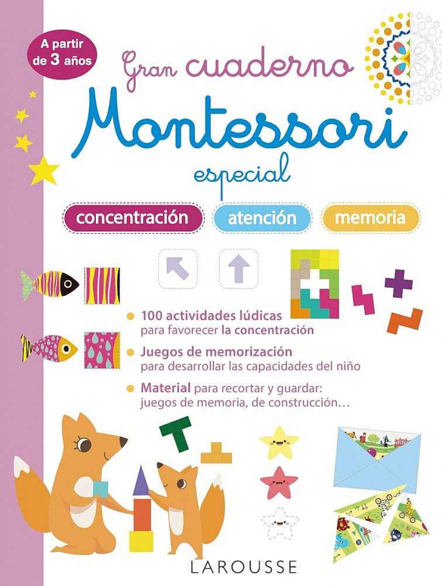 Libros Dideco Cuadernos De Verano | Gran Cuaderno Montessori Especial Concentraci N, Atenci N Y Memoria. A Partir De