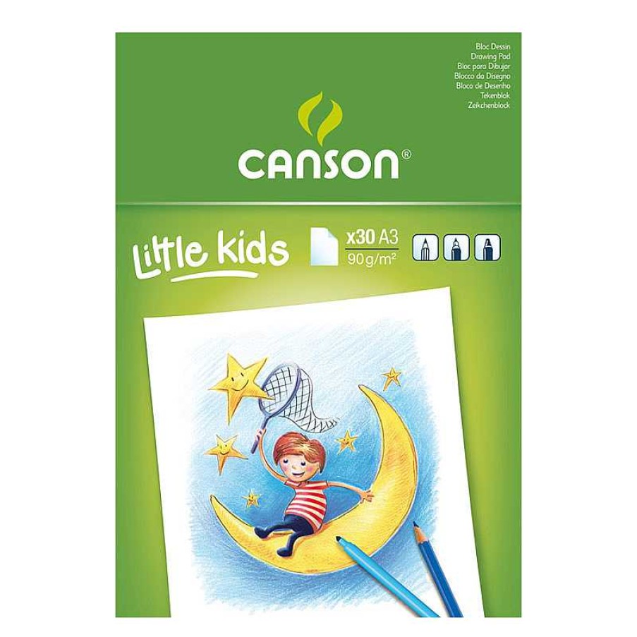 Papeler A Canson | Bloc Dibujo Little Kids A3 Suelo 30Hojas 90Gr