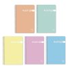 Papeler A Pacsa Cuadernos Escolares | Bloc Folio Cuadro 4Mm. 80 Hojas Plastipac Pastel