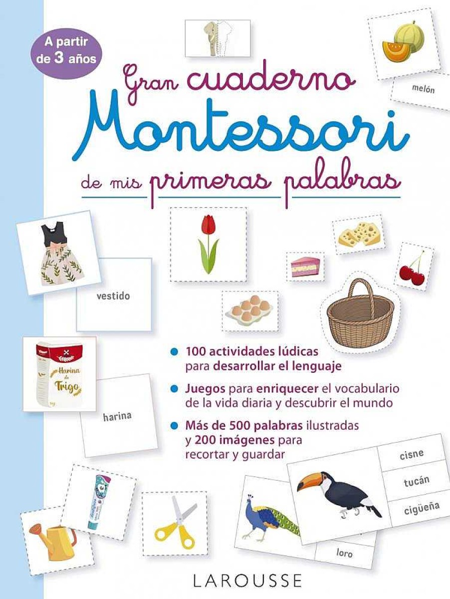 Libros Dideco Cuadernos De Verano | Gran Cuaderno Montessori De Mis Primeras Palabras