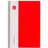 Papeler A Escolofi Cuadernos Escolares | Bloc A4 Color Rojo Pauta 3Mm. 80 Hojas Serie Plus