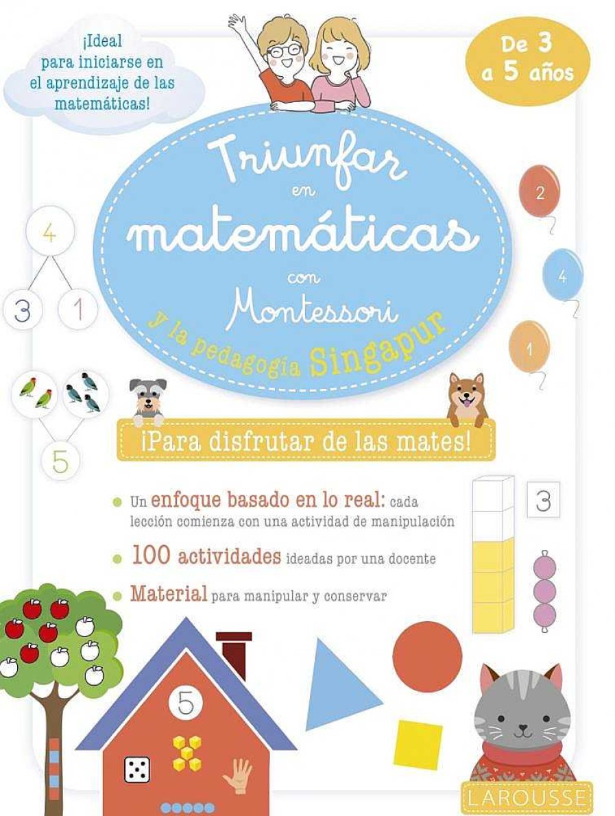 Libros Dideco Cuadernos De Verano | Triunfar En Matem Ticas Con Montessori Y La Pedagog A Singapur. De 3 A 5 A Os