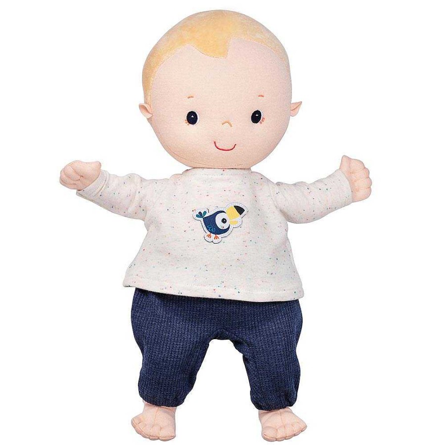 Juguetes Lilliputiens Mu Ecos Y Peluches | Pijama Con Pantal N Azul Para Mu Eco De 36 Cm.