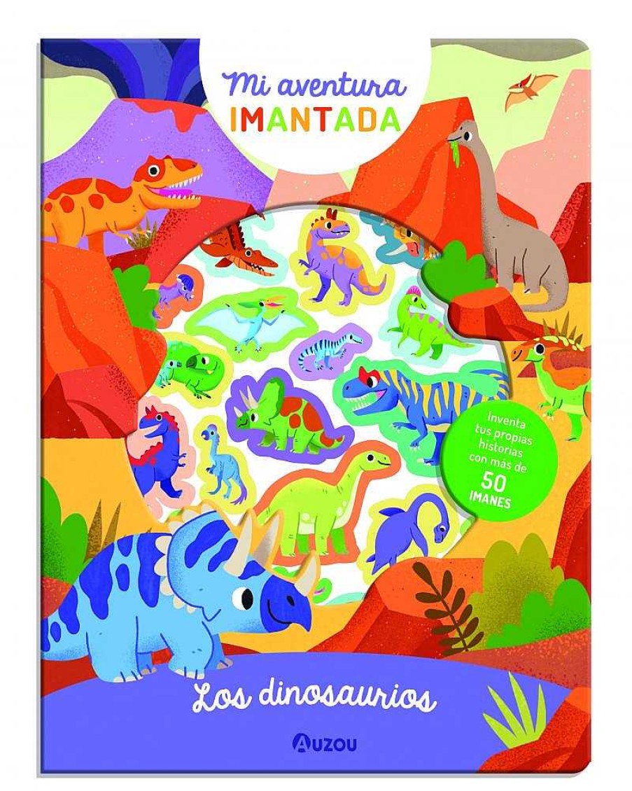 Libros Dideco Dinosaurios | Aventura Imantada. Dinosaurios