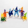 Juguetes Magic Wood Mu Ecos Y Peluches | Set 6 Figuras Elfos Colores