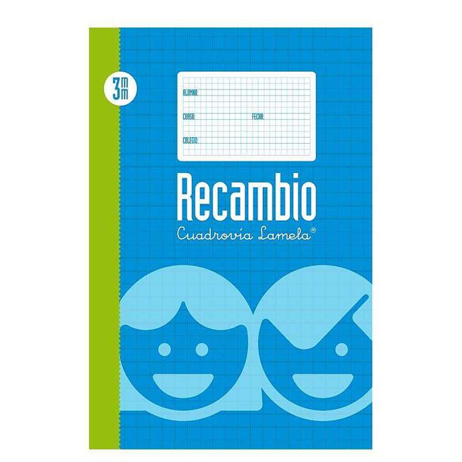 Papeler A Dideco Cuadernos Lamela | Recambio Cuadrov A Lamela Folio 3Mm 100H (4 Taladros)