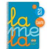 Papeler A Dideco Cuadernos Lamela | Bloc Cuarto Cuadrov A Lamela 2,5Mm. 80 Hojas Fl Or Azul