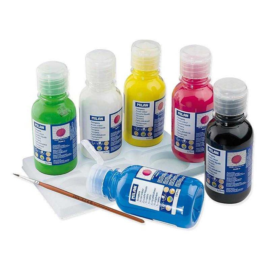 Papeler A Milan Pinturas Y Accesorios | Set 6 T Mperas 125Ml Milan