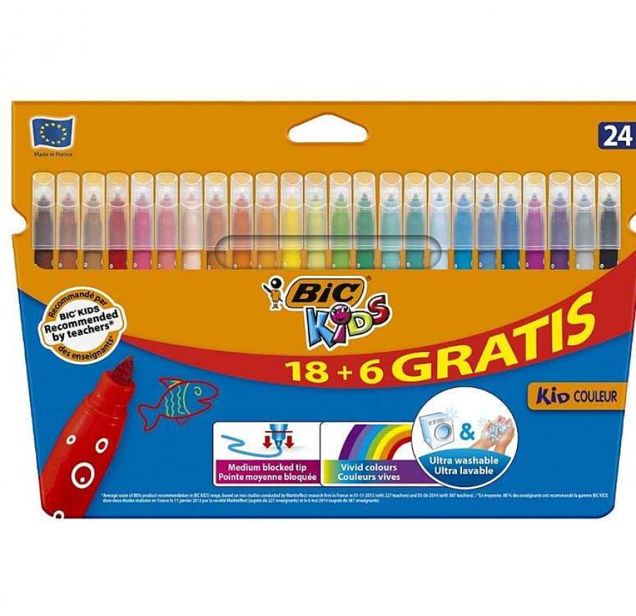 Papeler A Bic | Rotulador 24 Colores Bic Kids