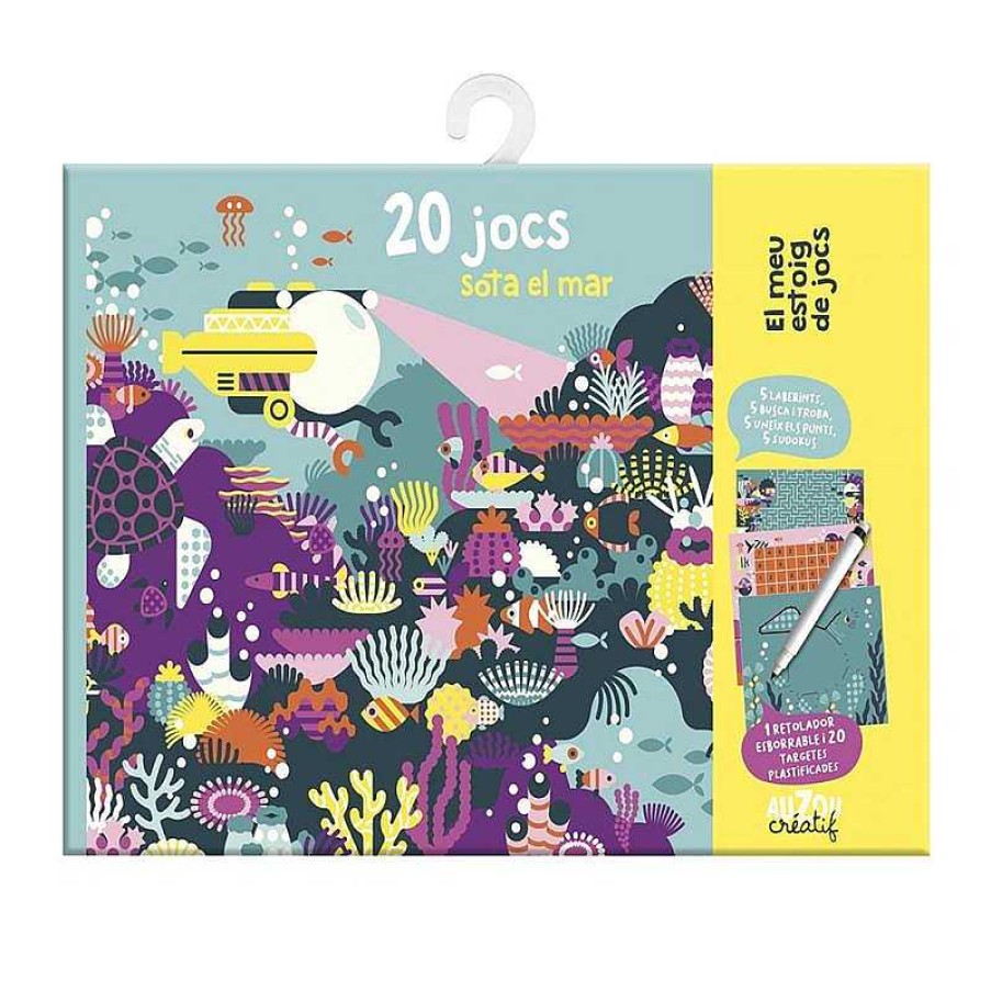 Juguetes Auzou | 20 Jocs Sota El Mar. El Meu Estoig De Jocs