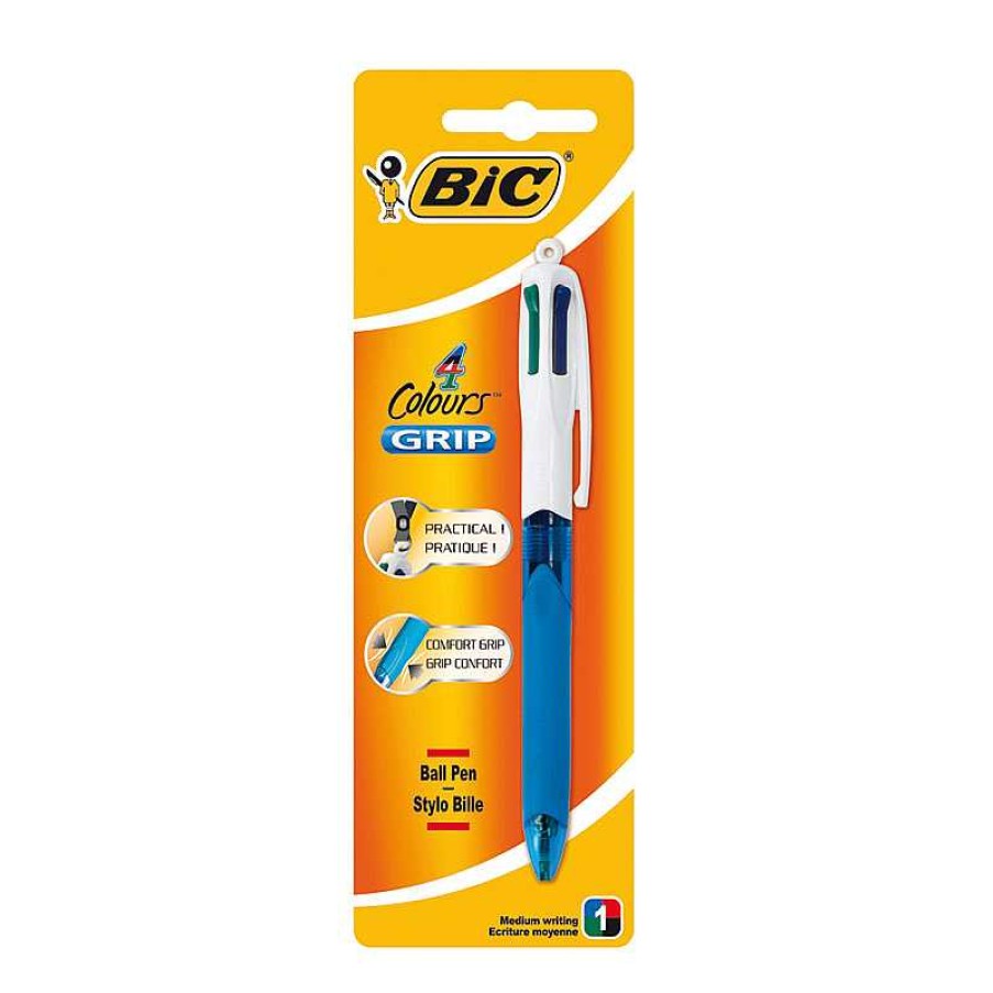 Papeler A Bic | Bol Grafo Bic 4 Colores Grip