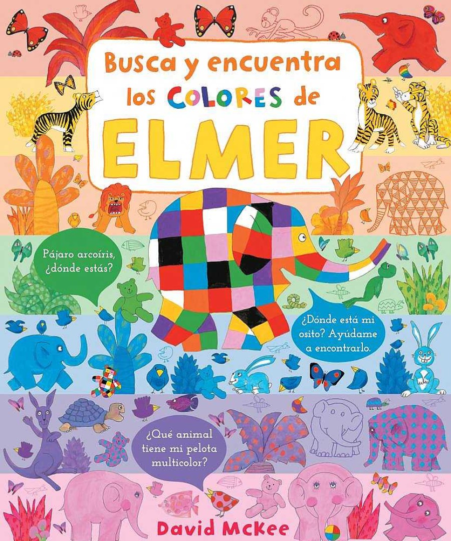 Libros Dideco Busca Y Encuentra | Elmer. Libro De Cart N - Busca Y Encuentra Los Colores De Elmer