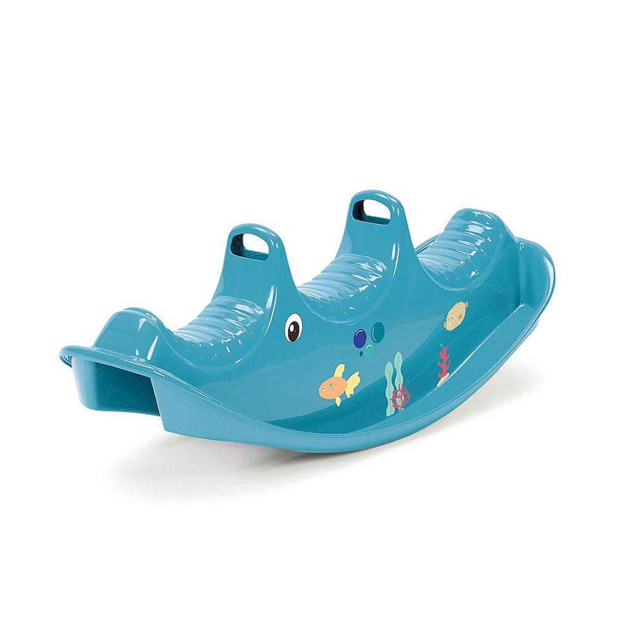 Juguetes Dantoy Juegos Para Interior Y Exterior | Ballena Balanc N Blue Marine Toys 3 Asientos 101Cm