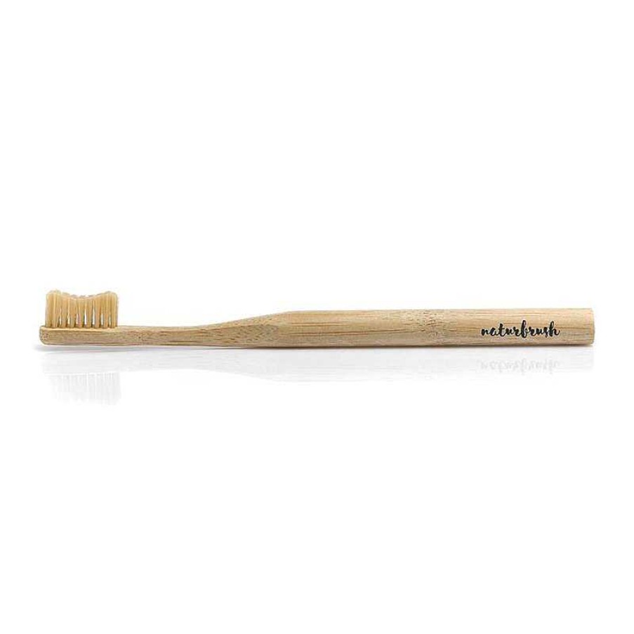 Juguetes Naturbrush | Cepillo Dental De Bamb Adultos Color Natural