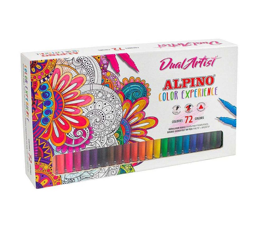 Papeler A Alpino | Rotulador 72 Colores Color Experience Dual Artist