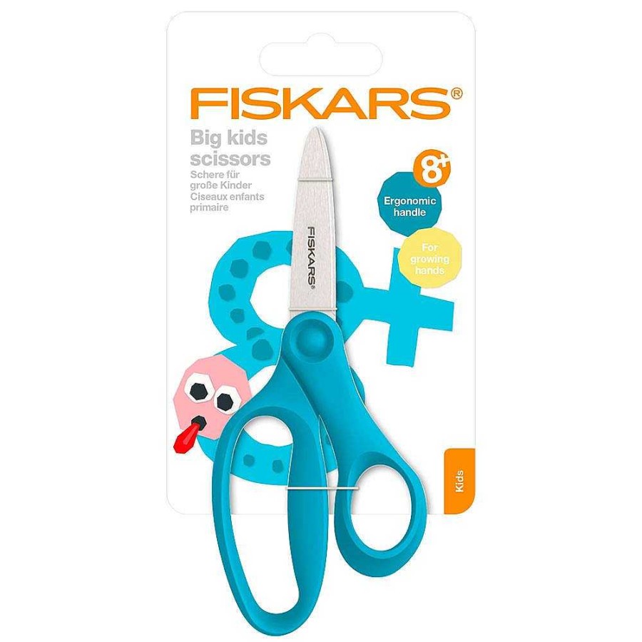 Papeler A Fiskars Papeles Especiales | Tijeras Infantiles 15Cm Turquesa