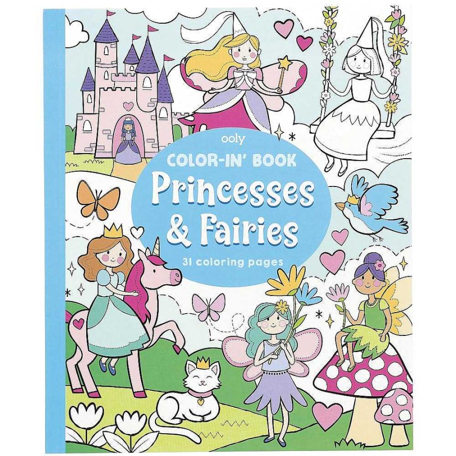 Papeler A Ooly Complementos | Cuaderno Para Colorear Princesses And Fairies