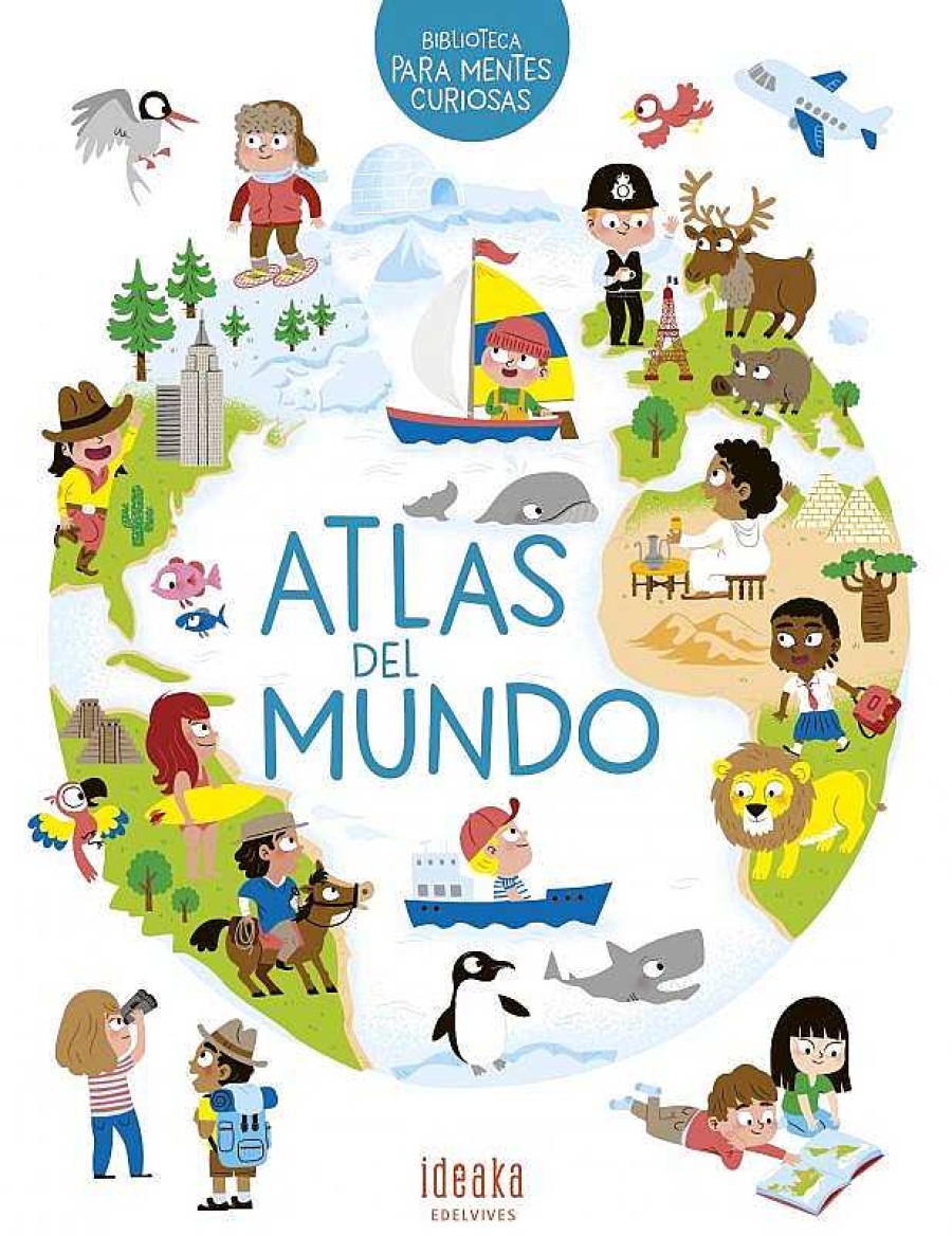 Libros Dideco Atlas, Tierra Y Animales | Atlas Del Mundo