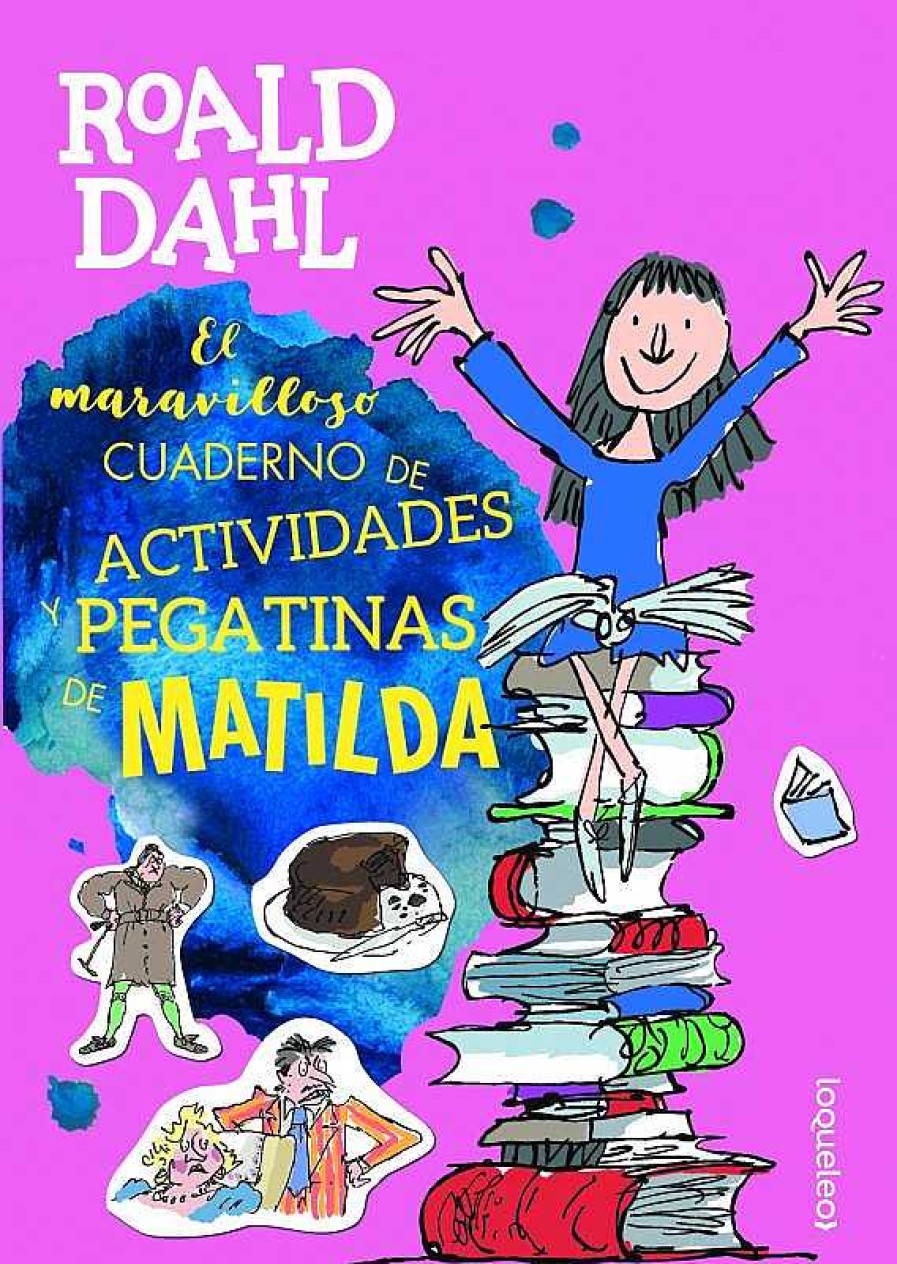 Libros Dideco Preguntas Y Pasatiempos | El Maravilloso Cuaderno De Actividades Y Pegatinas De Matilda