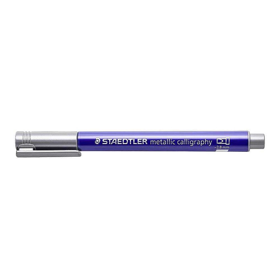 Papeler A Staedtler | Rotulador Color Plata Para Caligraf A 10 Unidades