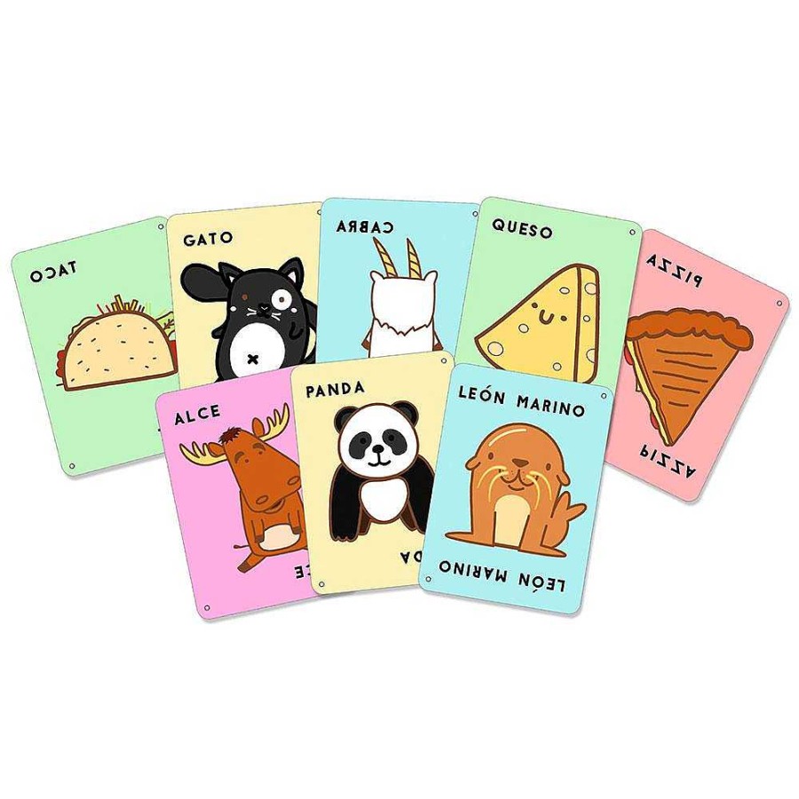 Juguetes Ludilo Juegos De Cartas | Juego De Cartas Taco, Vuelta, Cabra, Queso, Pizza