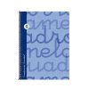 Papeler A Lamela Cuadernos Lamela | Bloc Cuadrov A Lamela Cuarto 4Mm. 80 Hojas Azul