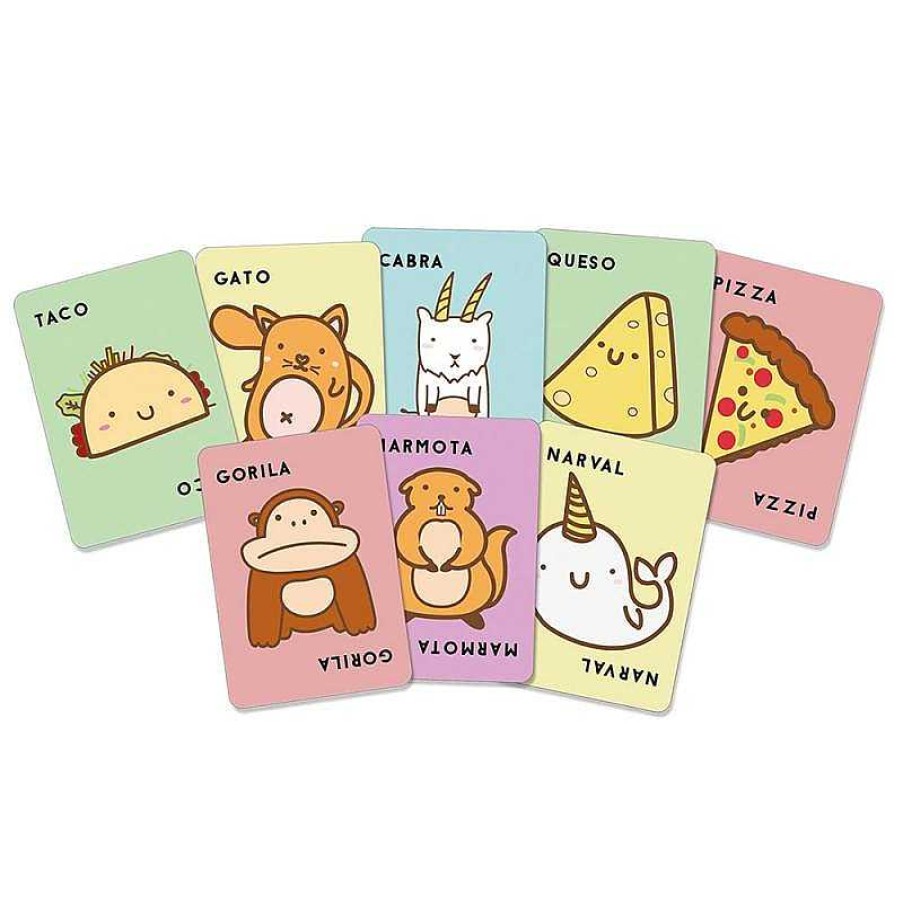 Juguetes Ludilo Juegos De Cartas | Juego De Cartas Taco, Gato, Cabra, Queso, Pizza