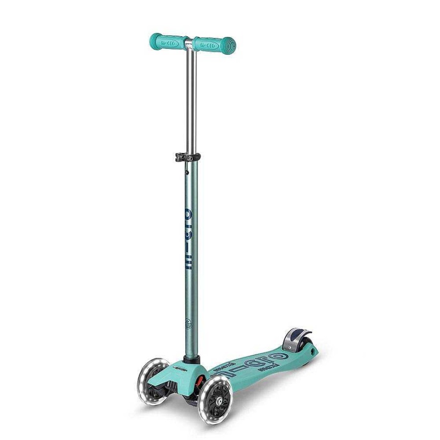 Juguetes Micro Patinetes Y Bicicletas | Patinete Maxi Micro Deluxe Eco Led Menta