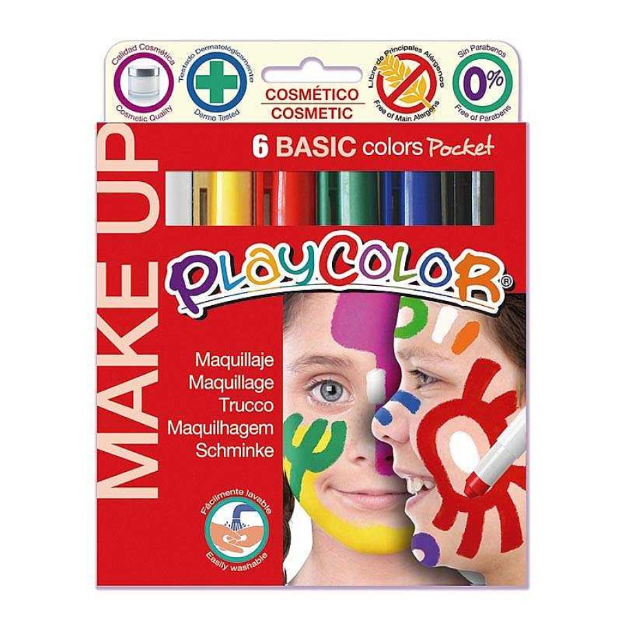 Papeler A Instant Disfraces Y Maquillajes | Maquillaje En Barra Stick 6 Colores Playcolor Instant