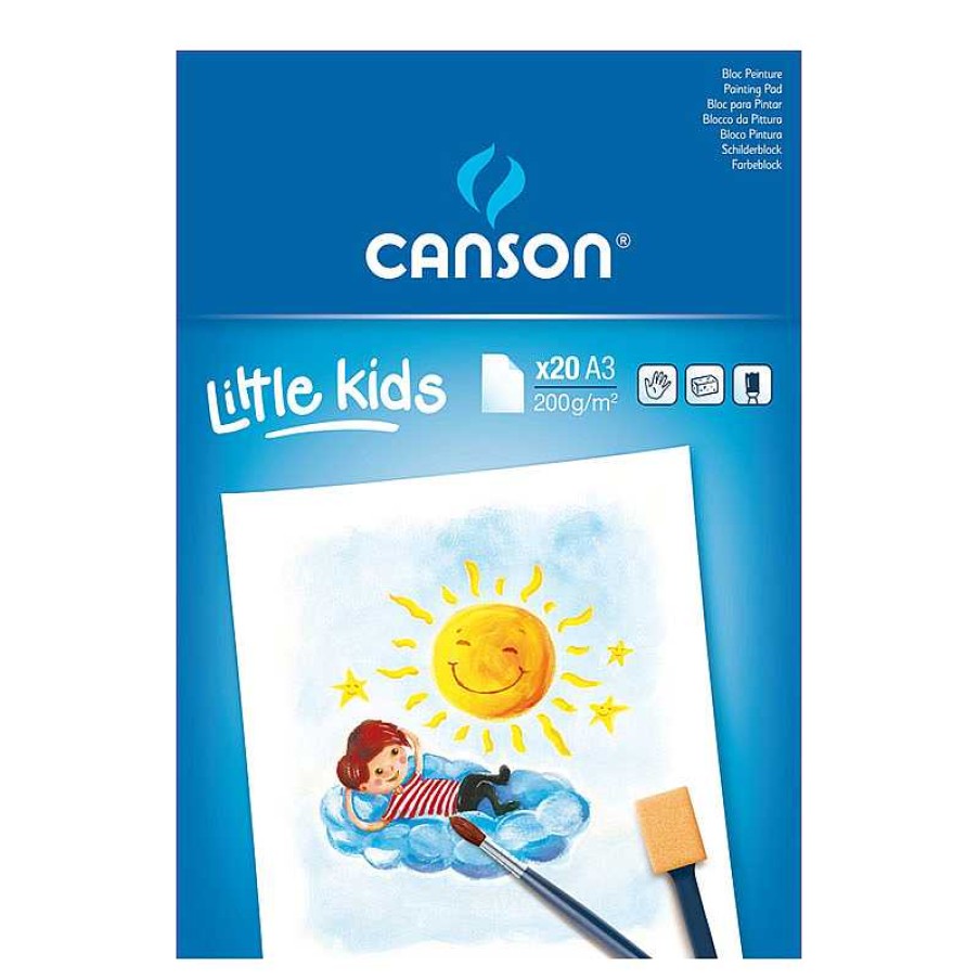 Papeler A Canson | Bloc Dibujo Dedos Little Kids A3