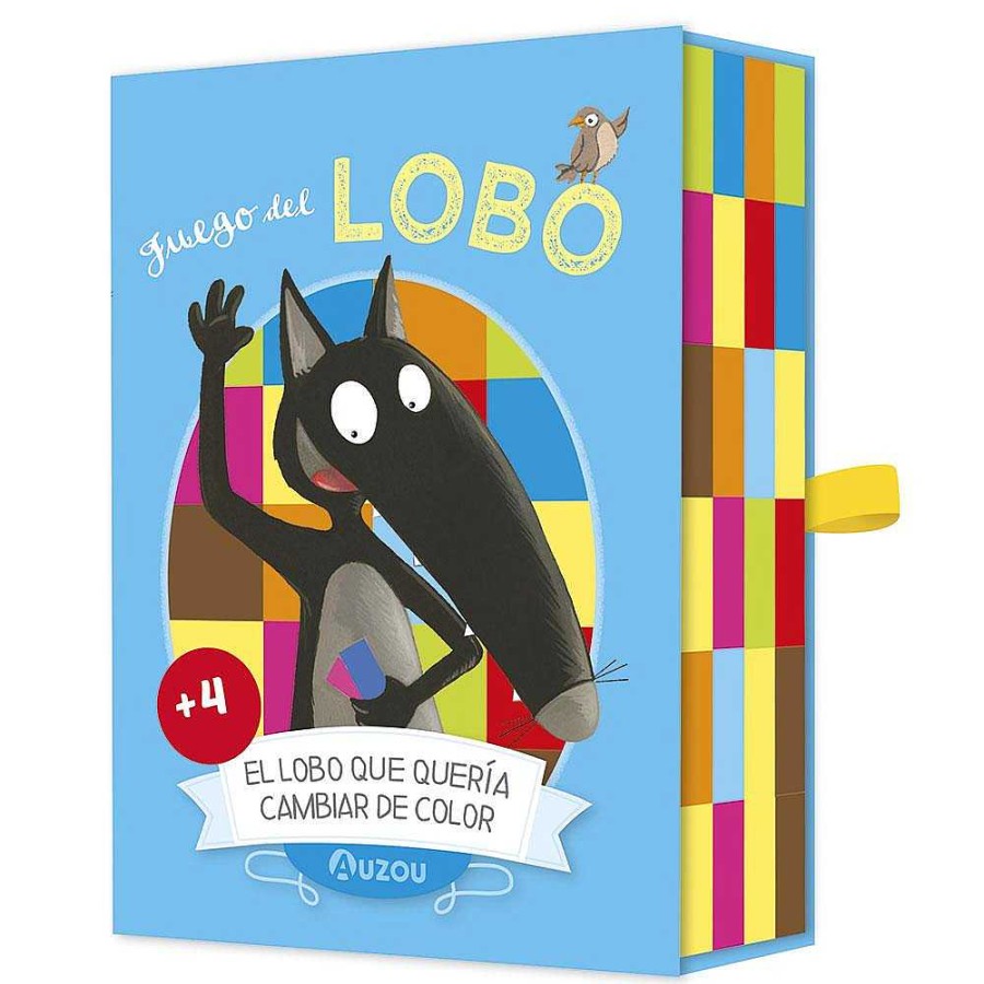 Juguetes Auzou Juegos De Cartas | Juego De Cartas Lobo Que Quer A Cambiar De Color